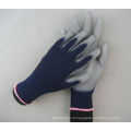Doublure de Polyester 13G Double Blue PU Work Glove